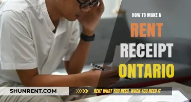 How to Create a Rent Receipt in Ontario: Step-by-Step Guide