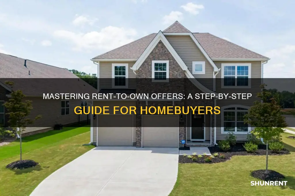 how to make a rent to own offer