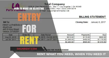 Mastering Adjusting Entries: A Step-by-Step Guide to Recording Rent Expenses