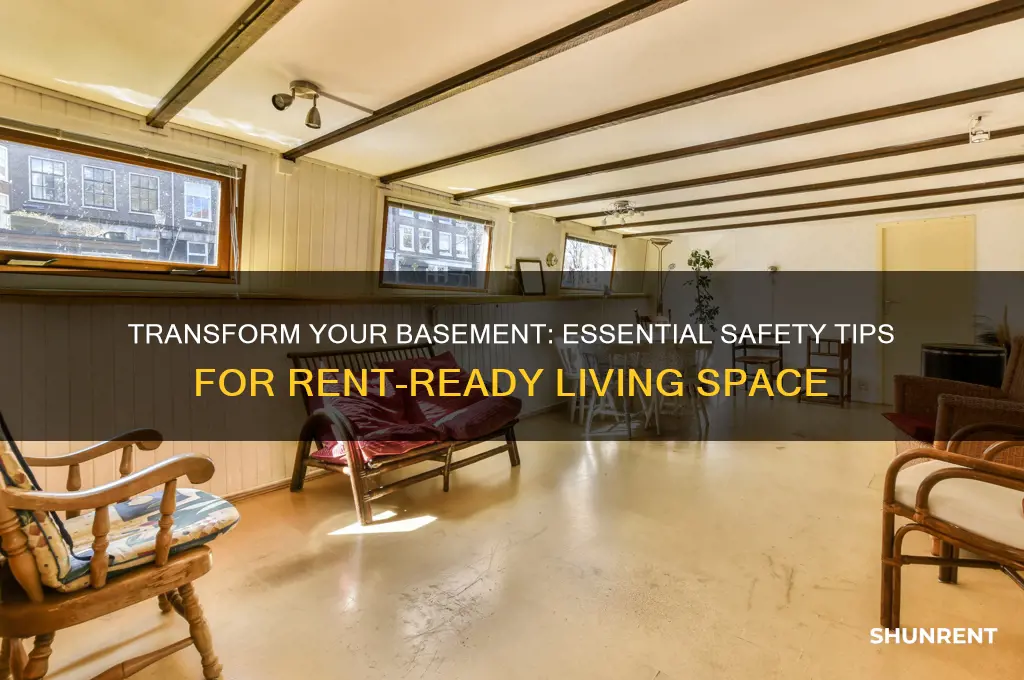 how to make basement safe to rent