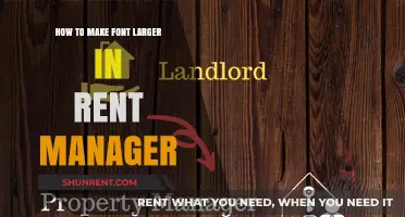 Increase Font Size in Rent Manager: A Simple Step-by-Step Guide
