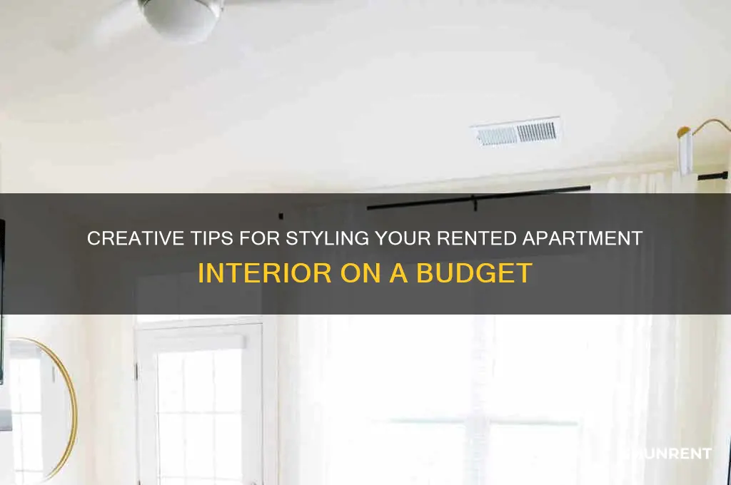 how to make interior in rented appartmen