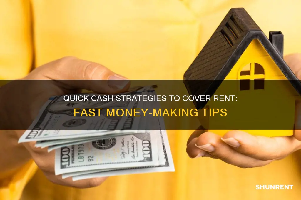 how to make money for rent fast