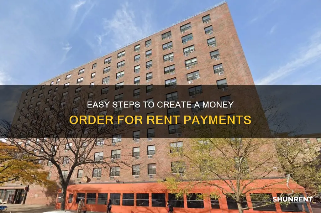 how to make money order for rent