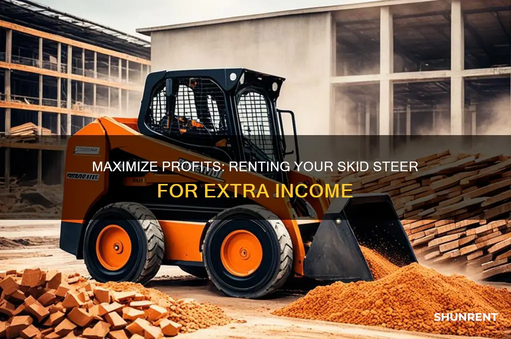 how to make money renting a skid steer