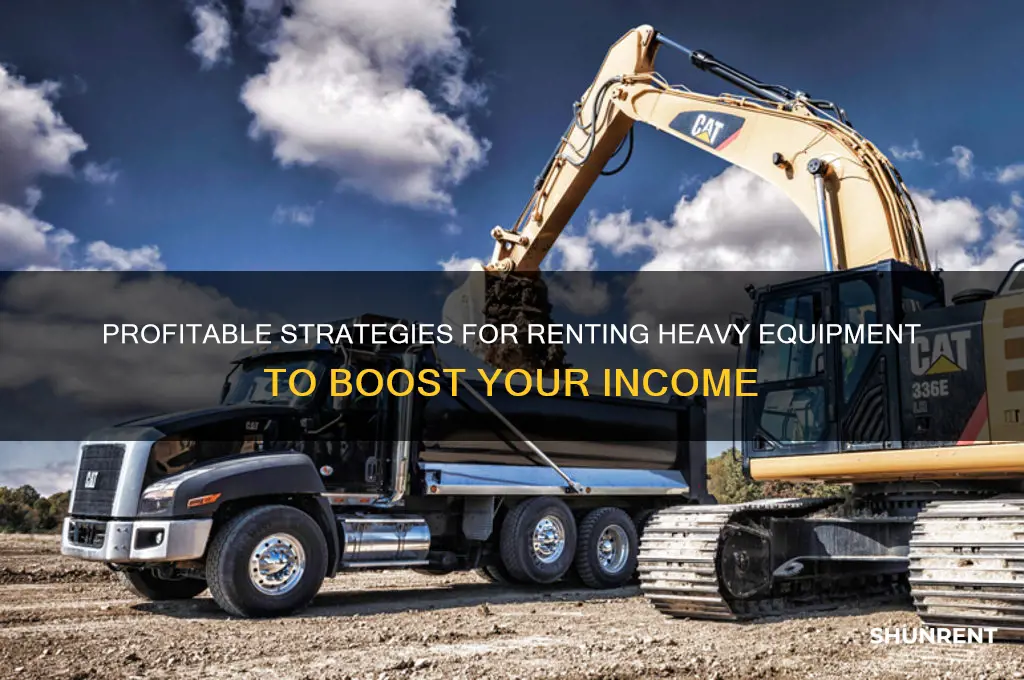 how to make money renting heavy equipment
