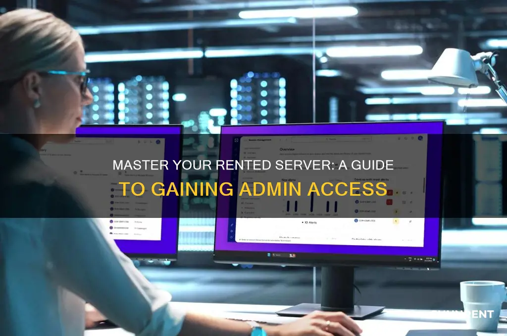 how to make myself admin rented server