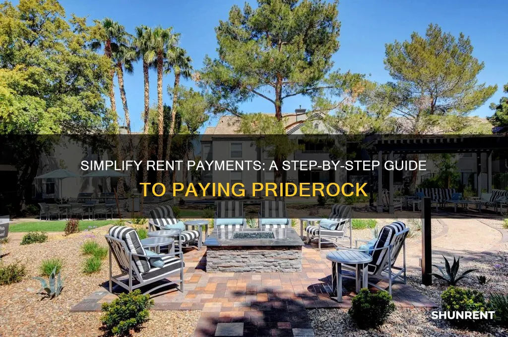 how to make renta payments to priderock
