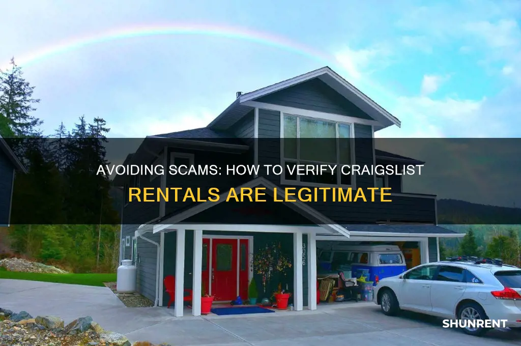 how to make sure the rent on craigslist are real