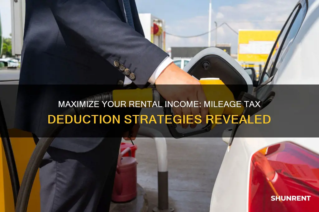 how to mileage tax deductions from rent income