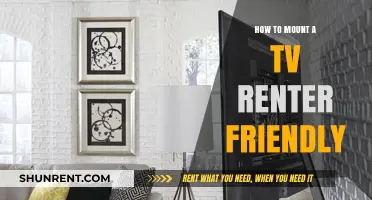 Easy Renter-Friendly TV Mounting Tips: No Drilling Required!