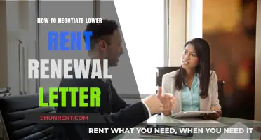 Effective Strategies to Negotiate a Lower Rent Renewal Letter