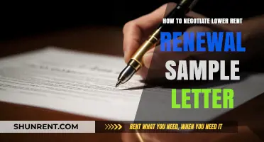 Effective Rent Renewal Negotiation: Sample Letter to Lower Your Rent