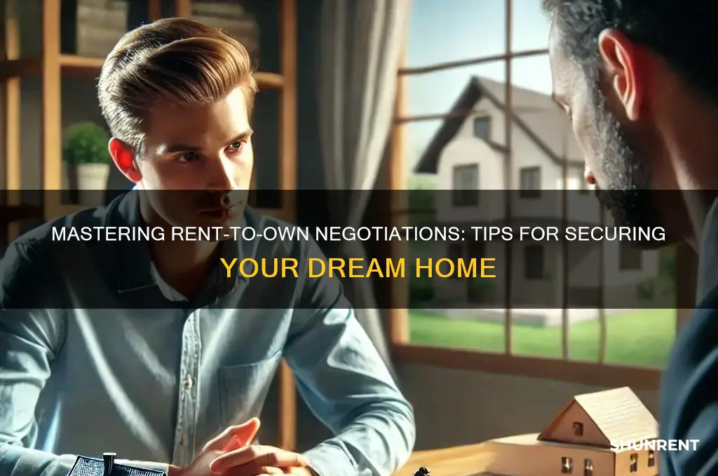 how to negotiate owner rent to own