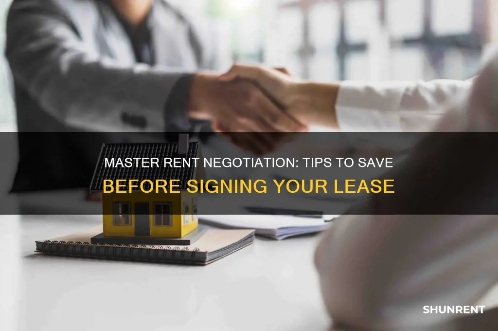how to negotiate rent before signing a lease