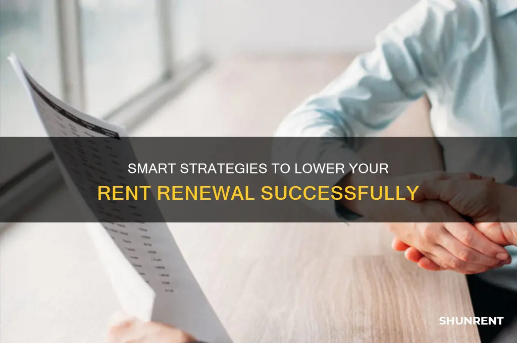 how to negotiate your rent renewal down