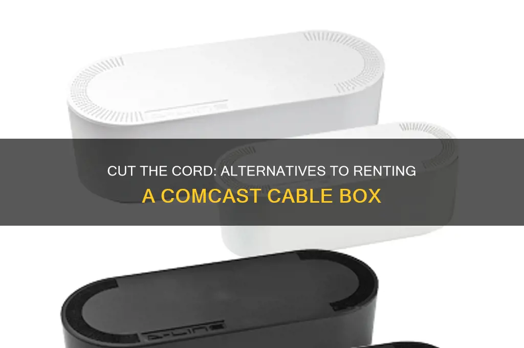 how to not rent comcast cable box