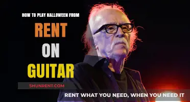 Mastering Halloween from Rent: A Guitar Tutorial for Beginners