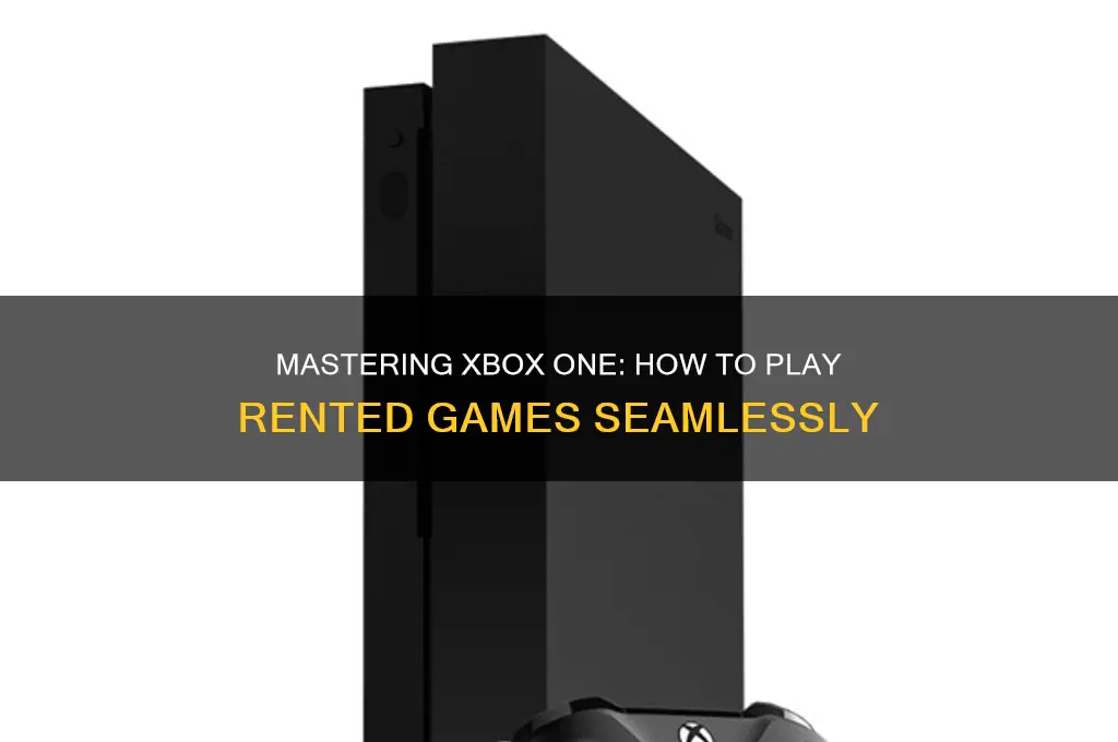 how to play rented games on xbox one