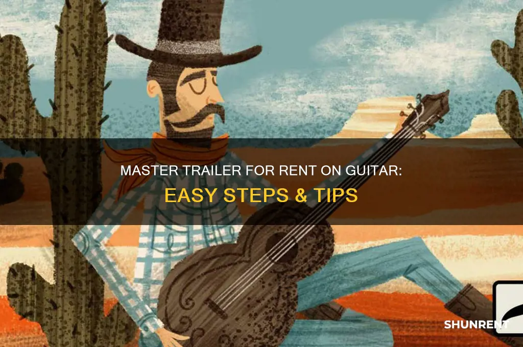how to play trailer for rent on guitar
