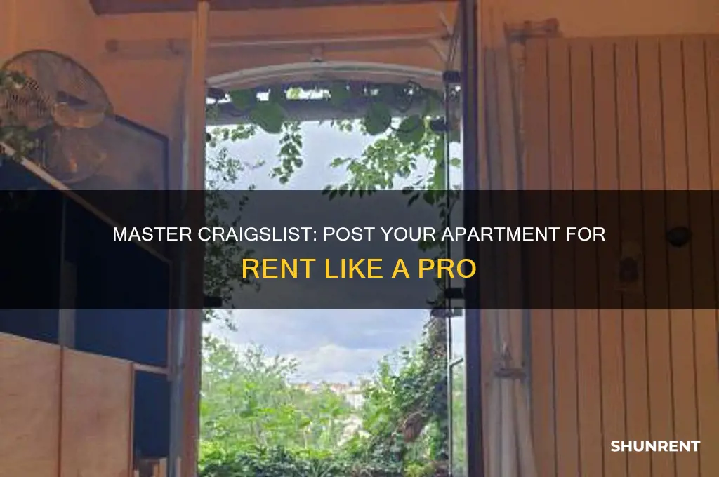 how to post apt for rent on craigslist
