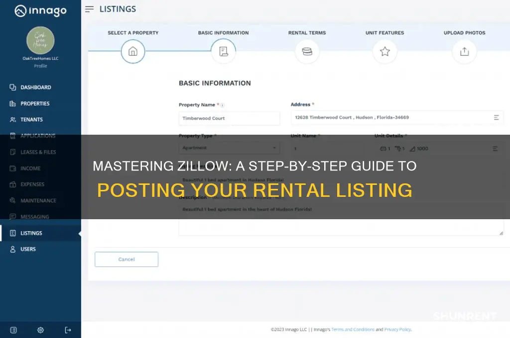 how to post for rent on zillow
