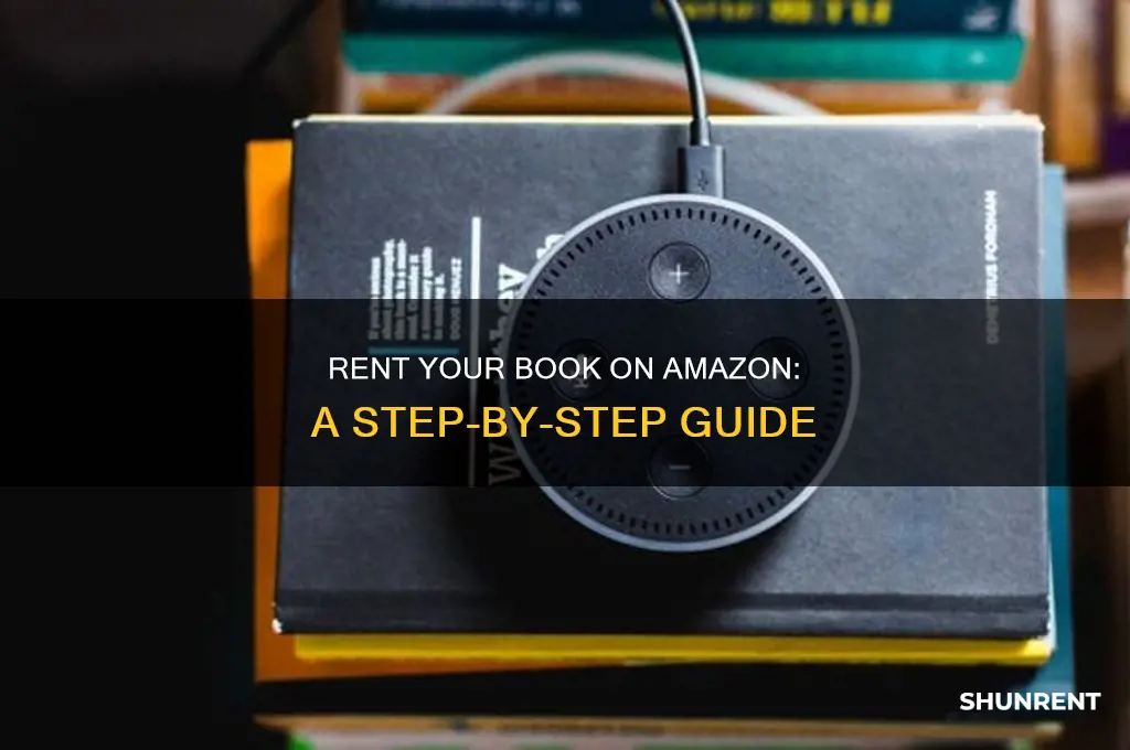how to post your book for rent on amazon