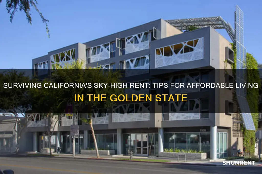 how to ppl live in california rent to hifh