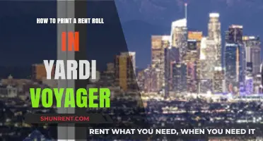 Mastering Yardi Voyager: Step-by-Step Guide to Printing Rent Rolls