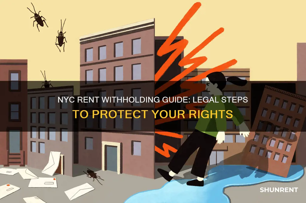 how to properly withhold rent in nyc