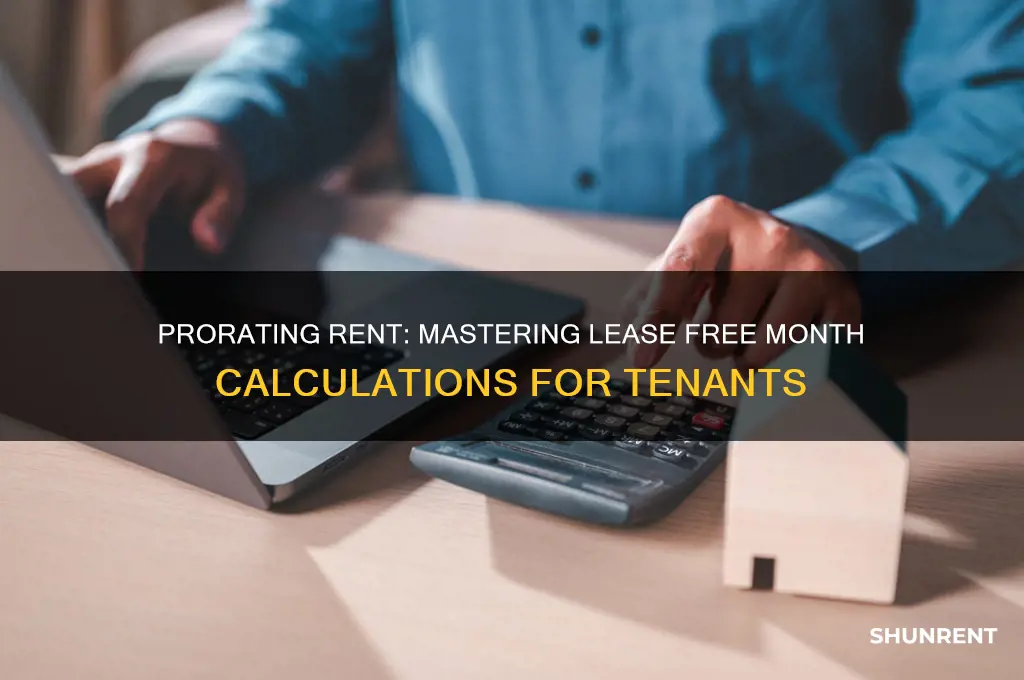 how to prorate your rent over the lease free month