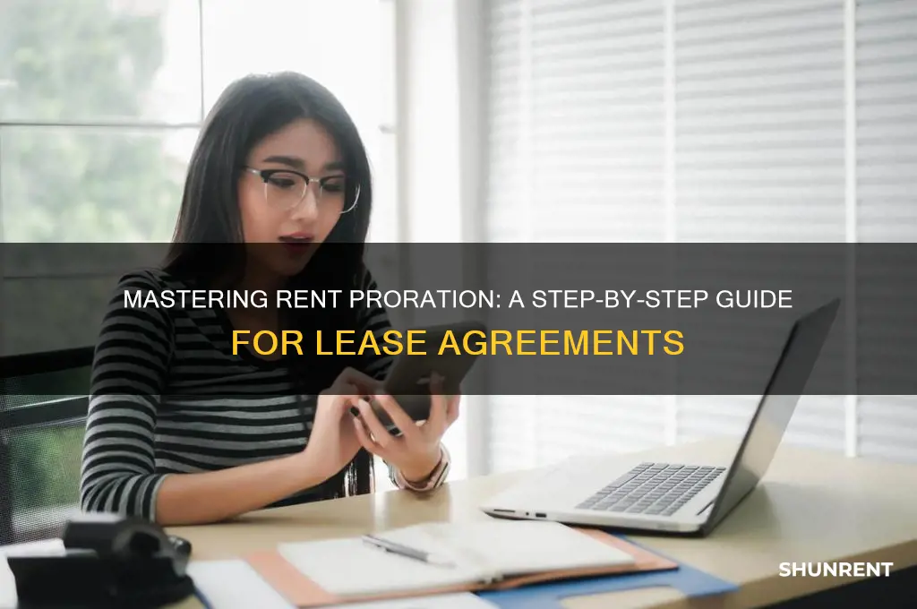 how to prorate your rent over the lease