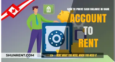 Proving Bank Account Cash Balance for Rent: A Step-by-Step Guide
