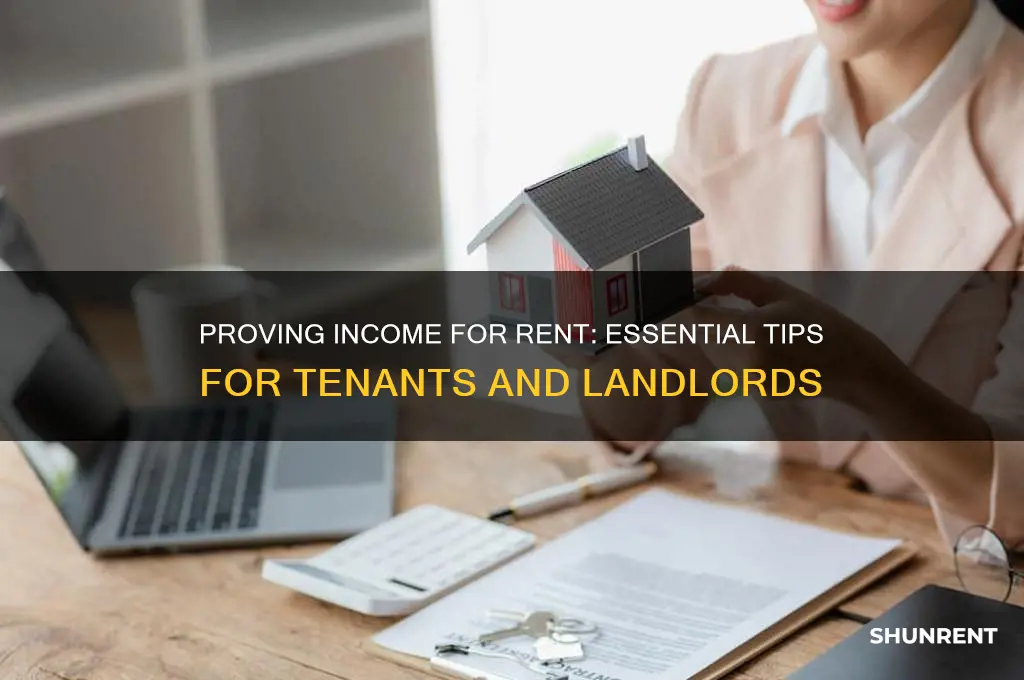 how to prove income for the rent
