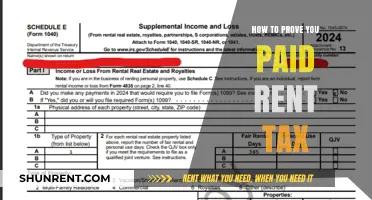 Proving Rent Tax Payments: A Step-by-Step Guide for Tenants