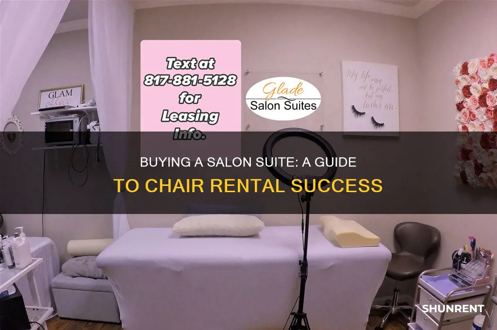 how to purchase a salon suite and rent out chairs