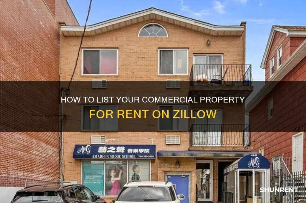 how to put a for rent comercial on zillow