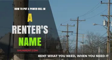Transferring Power Bills: A Step-by-Step Guide for Renters' Names