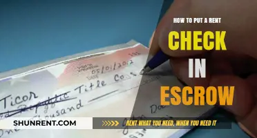 Secure Your Rent Payment: A Guide to Escrowing Your Check