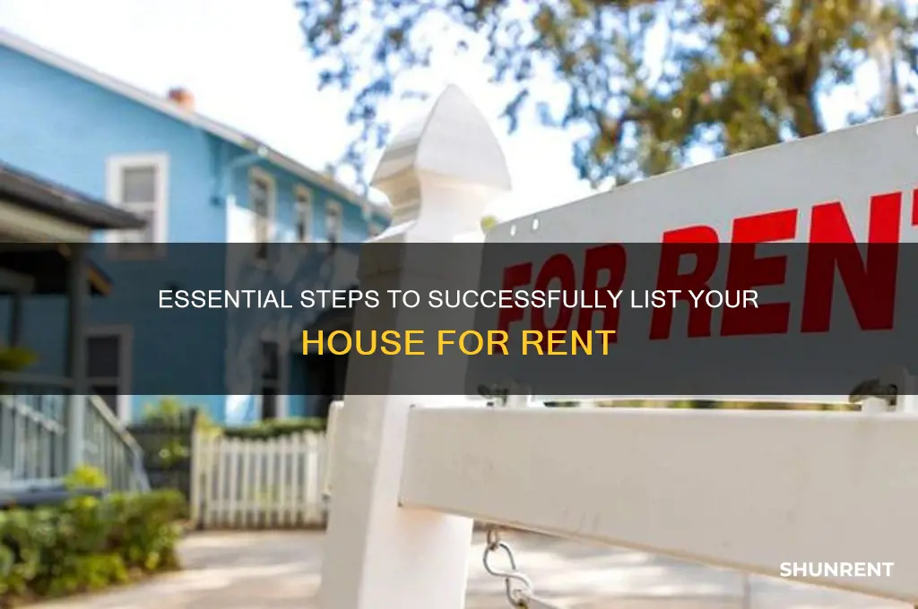 how to put houes on the market to rent
