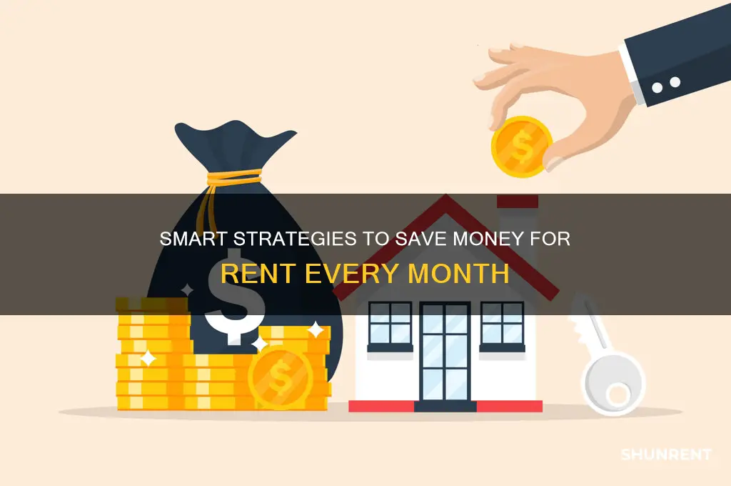 how to put money aside for rent