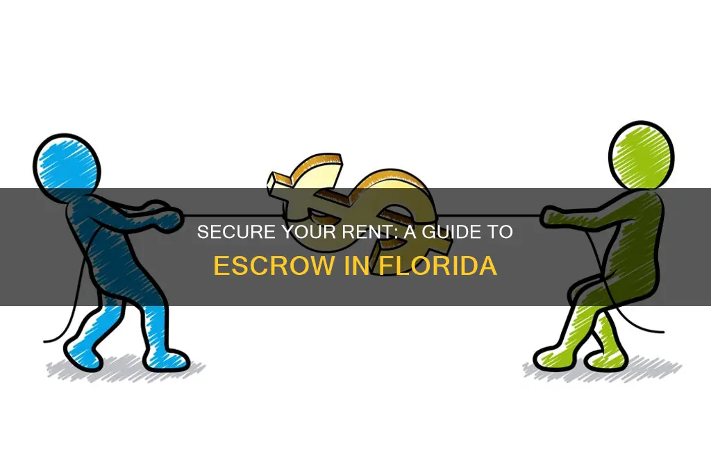 how to put rent in escrow in florida