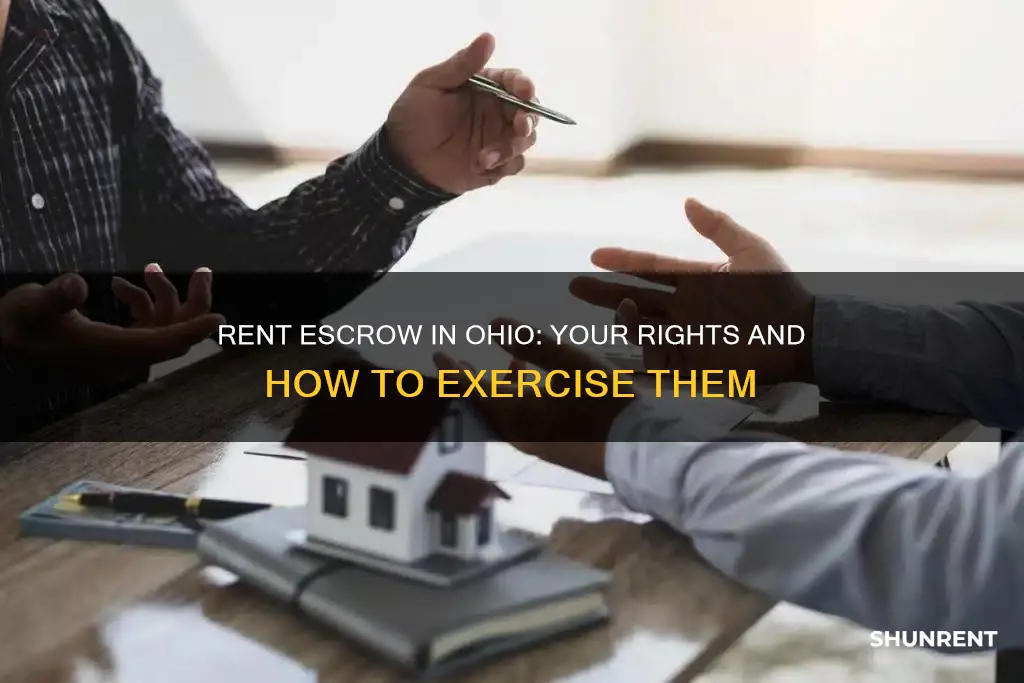 how to put rent in escrow in ohio