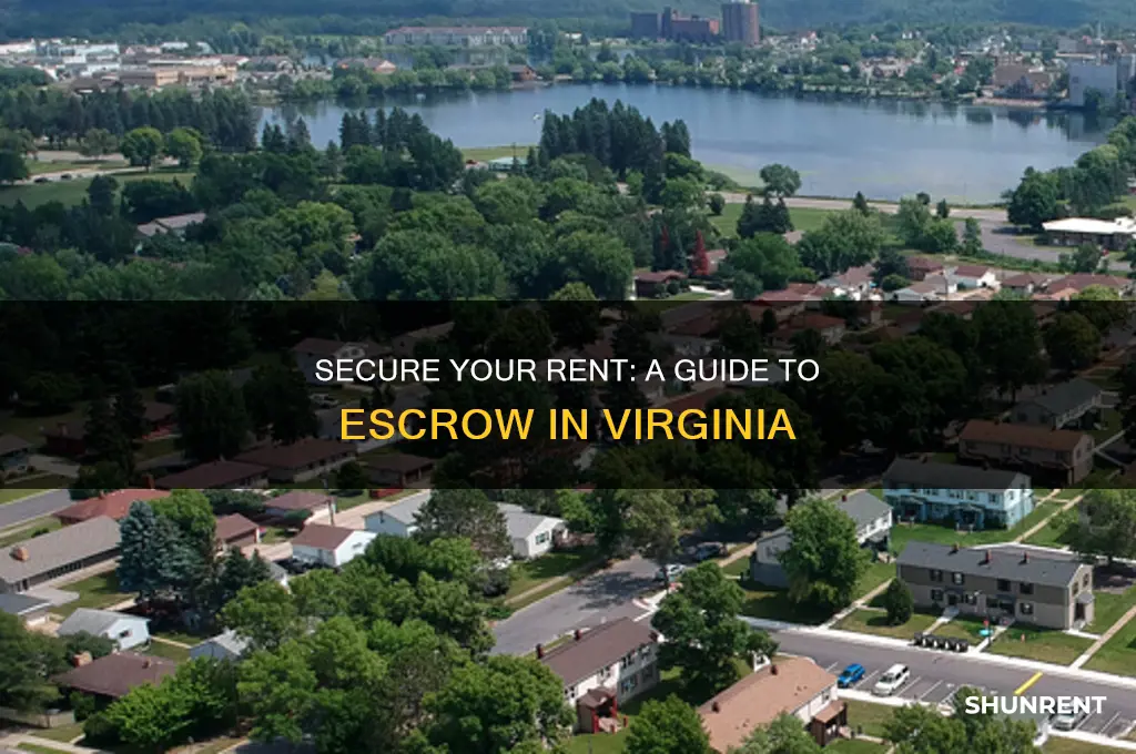 how to put rent in escrow in virginia