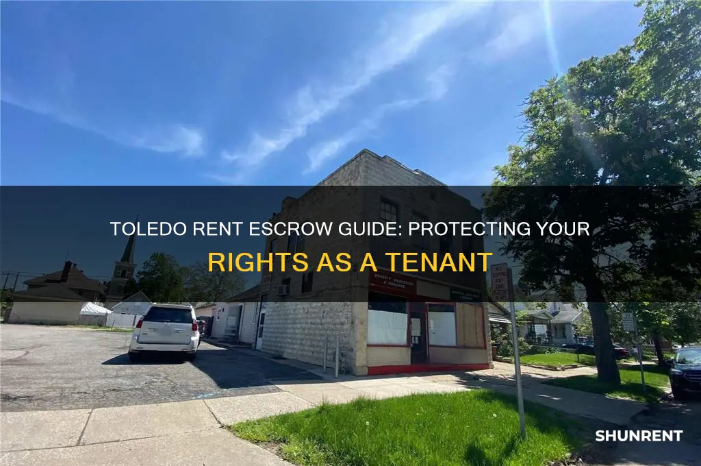 how to put rent in escrow toledo ohio