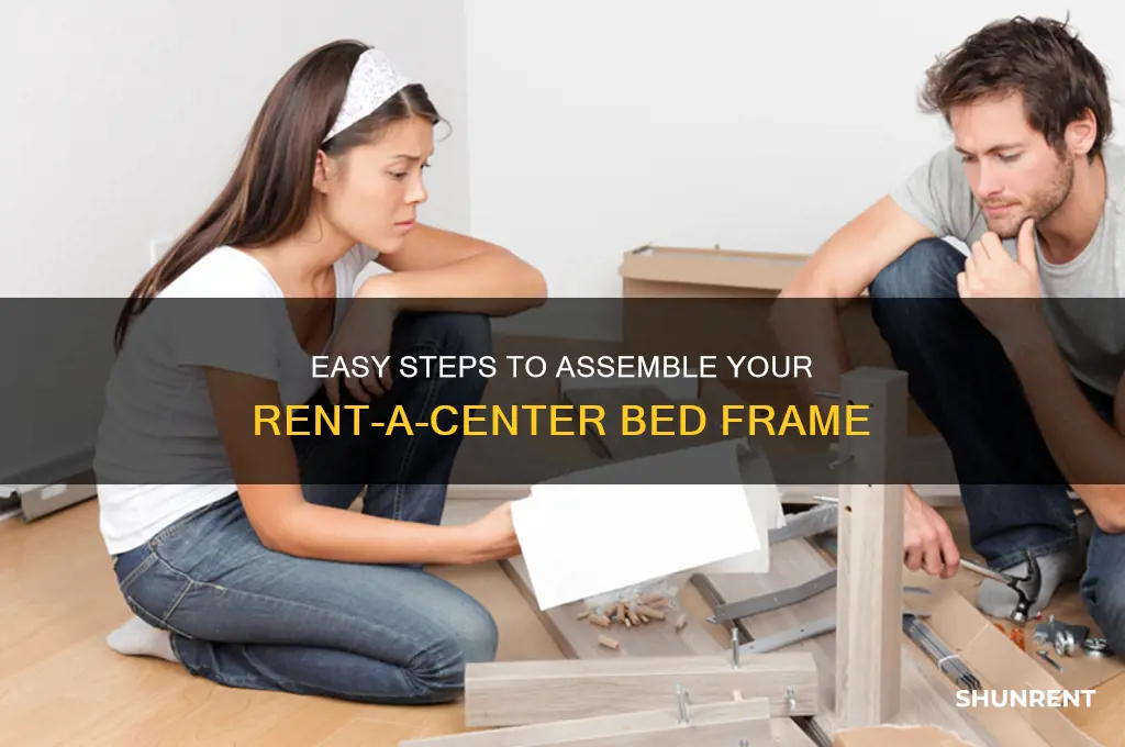 how to put together a rent a center bed