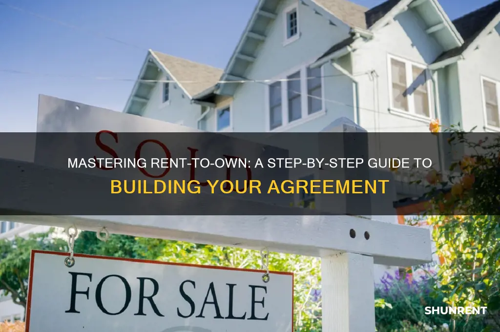 how to put together a rent to own