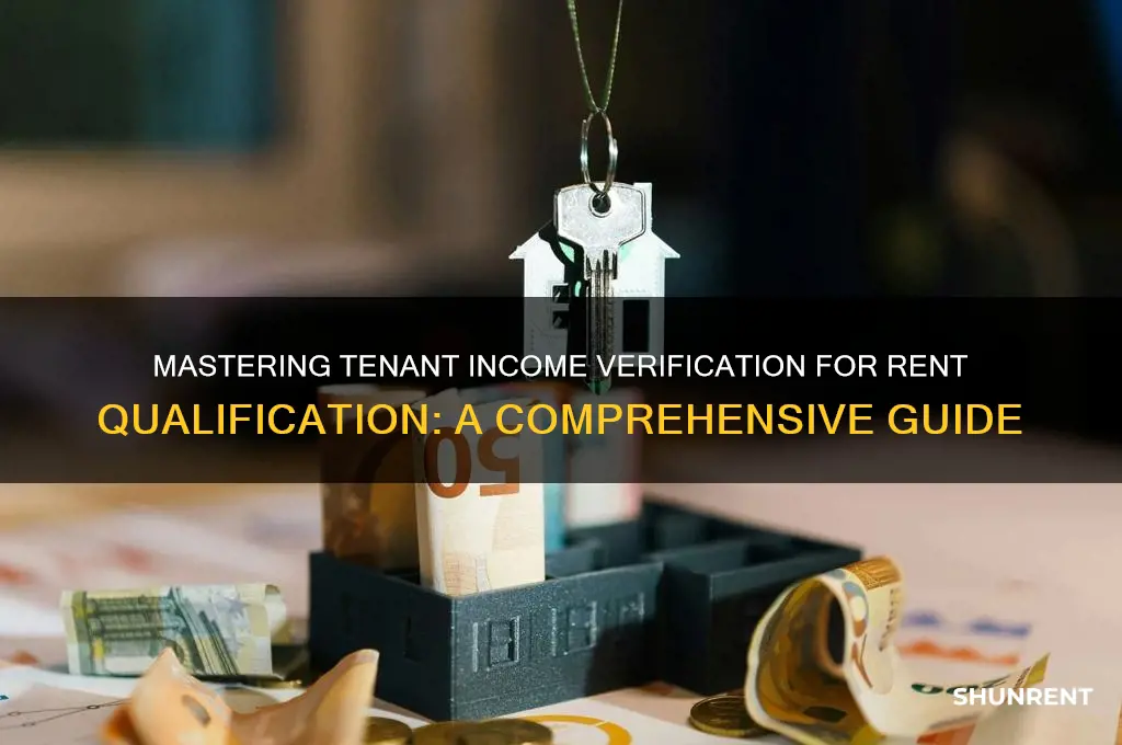 how to qualify a tenant income to rent