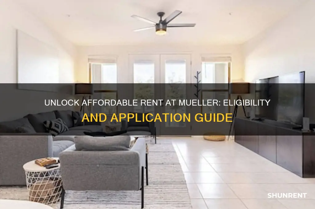 how to qualify for affordable rent at mueller