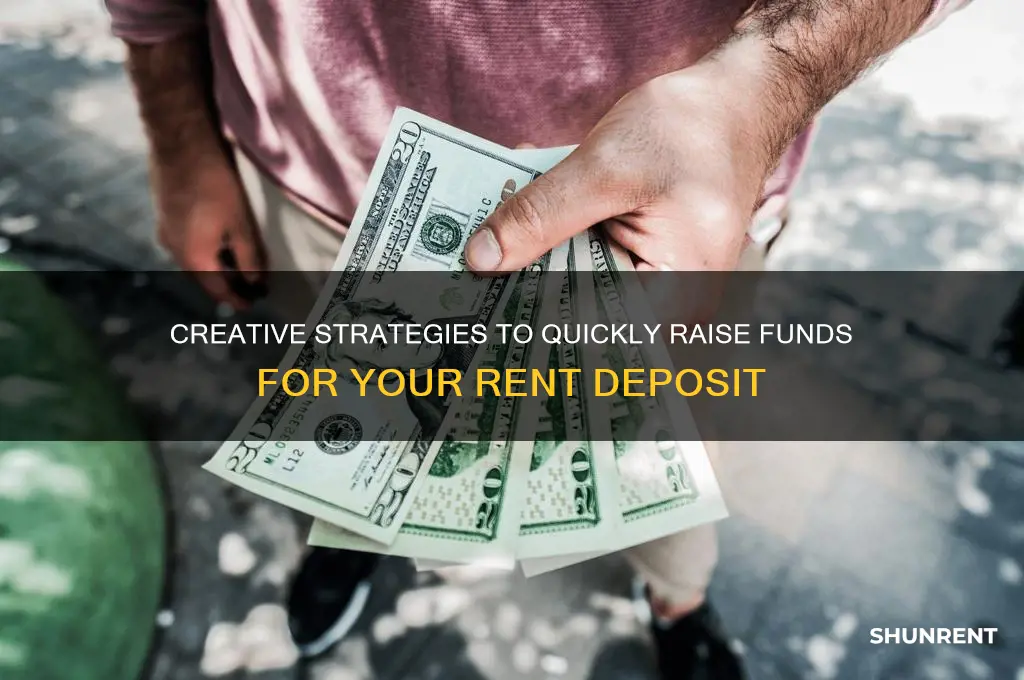 how to raise money for rent deposit